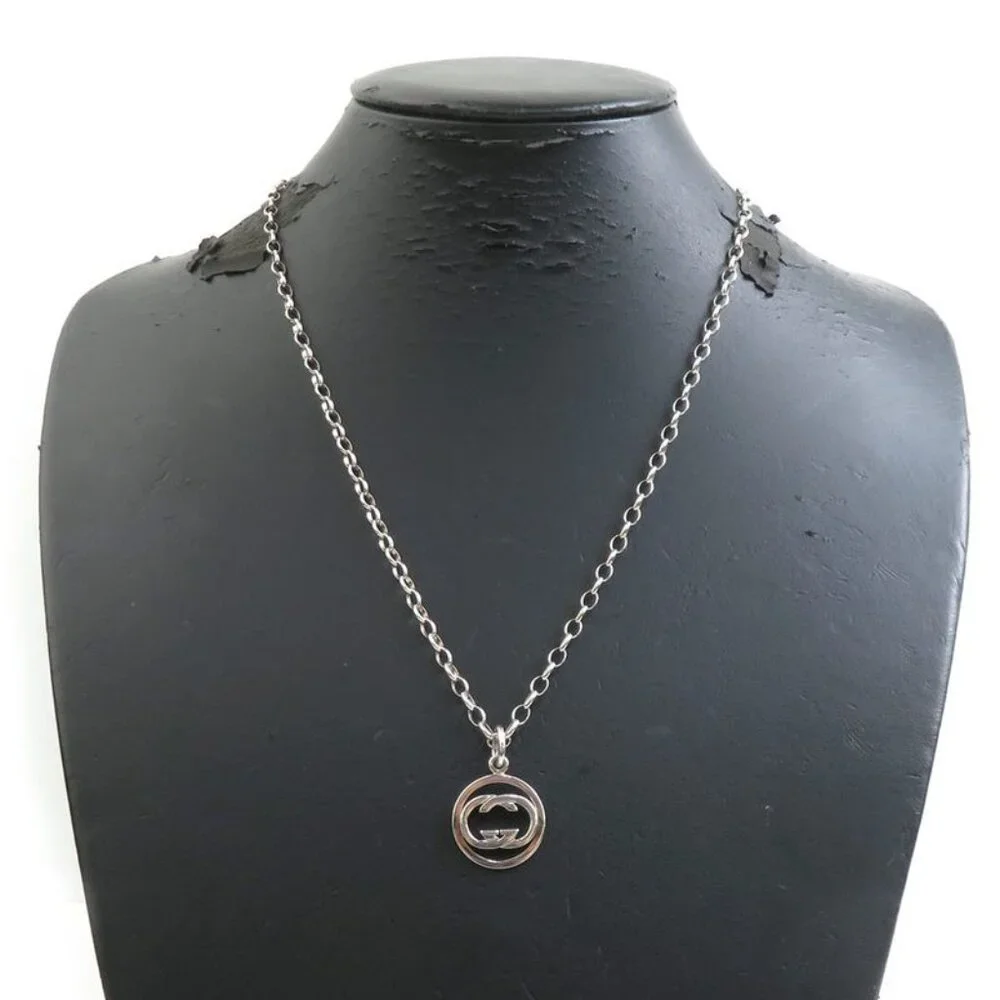 Gucci Interlocking-G Silver-Tone Necklace - Picture 7 of 7
